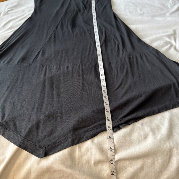 Lole Women's Lightweight Stretch Tank Top Dress V-Neck Flared Hem Black‎ Medium - Picture 11 of 14